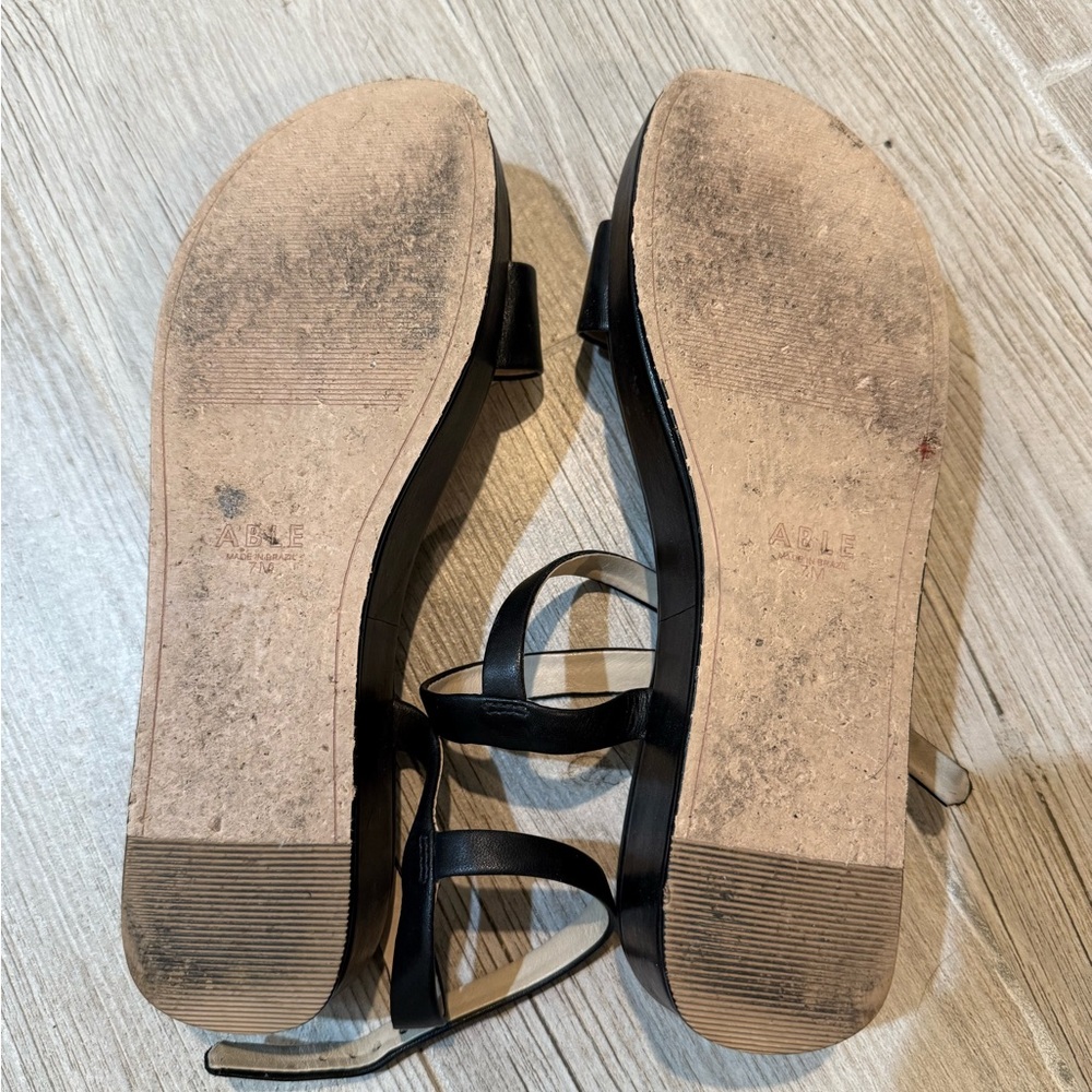 Able Black Sandals - image 4